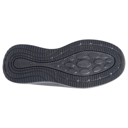 Navy - Back - Boulevard Womens-Ladies Elasticated Trainers