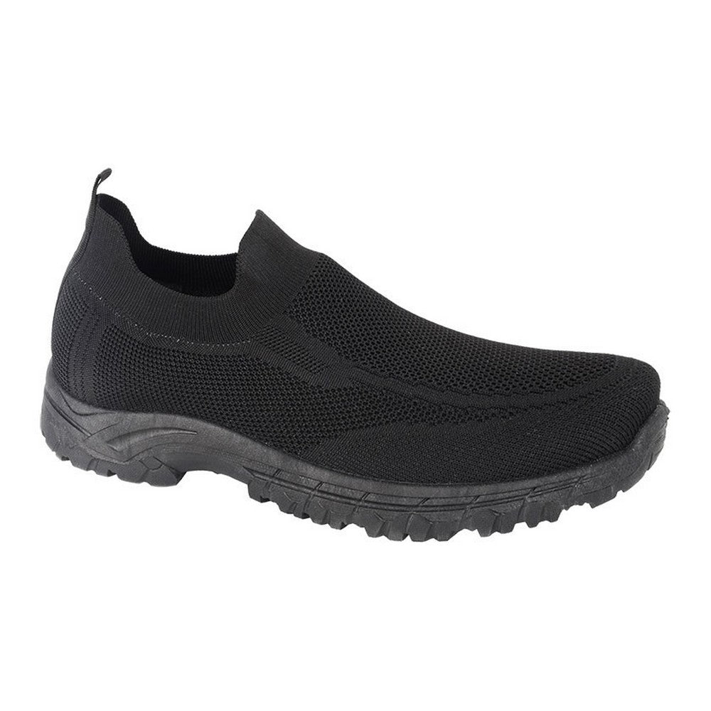 Black - Front - Rdek Mens Textile Trainers