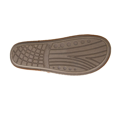 Dark Tan - Back - Sleepers Womens-Ladies Rachel Mule Slippers