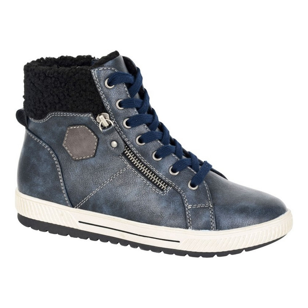 Navy - Front - Cipriata Womens-Ladies Semira Ankle Boots