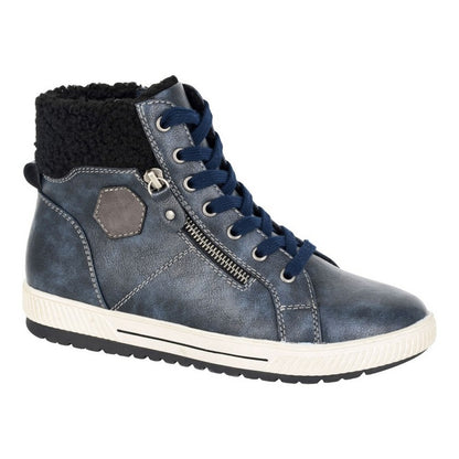 Navy - Front - Cipriata Womens-Ladies Semira Ankle Boots