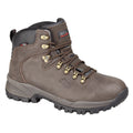 Brown - Front - Johnscliffe Boys Canyon Leather Superlight Hiking Boots
