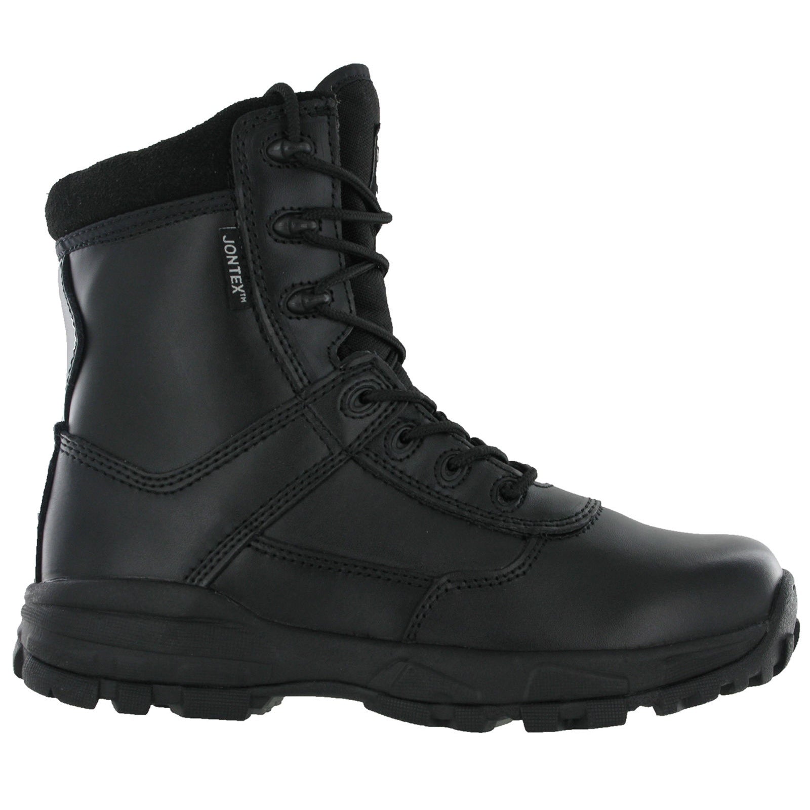 Black - Back - Grafters Mens Ambush 8 Inch Waterproof Combat Boots