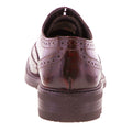 Oxblood - Lifestyle - Roamers Mens 5 Eyelet Brogue Oxford Leather Shoes