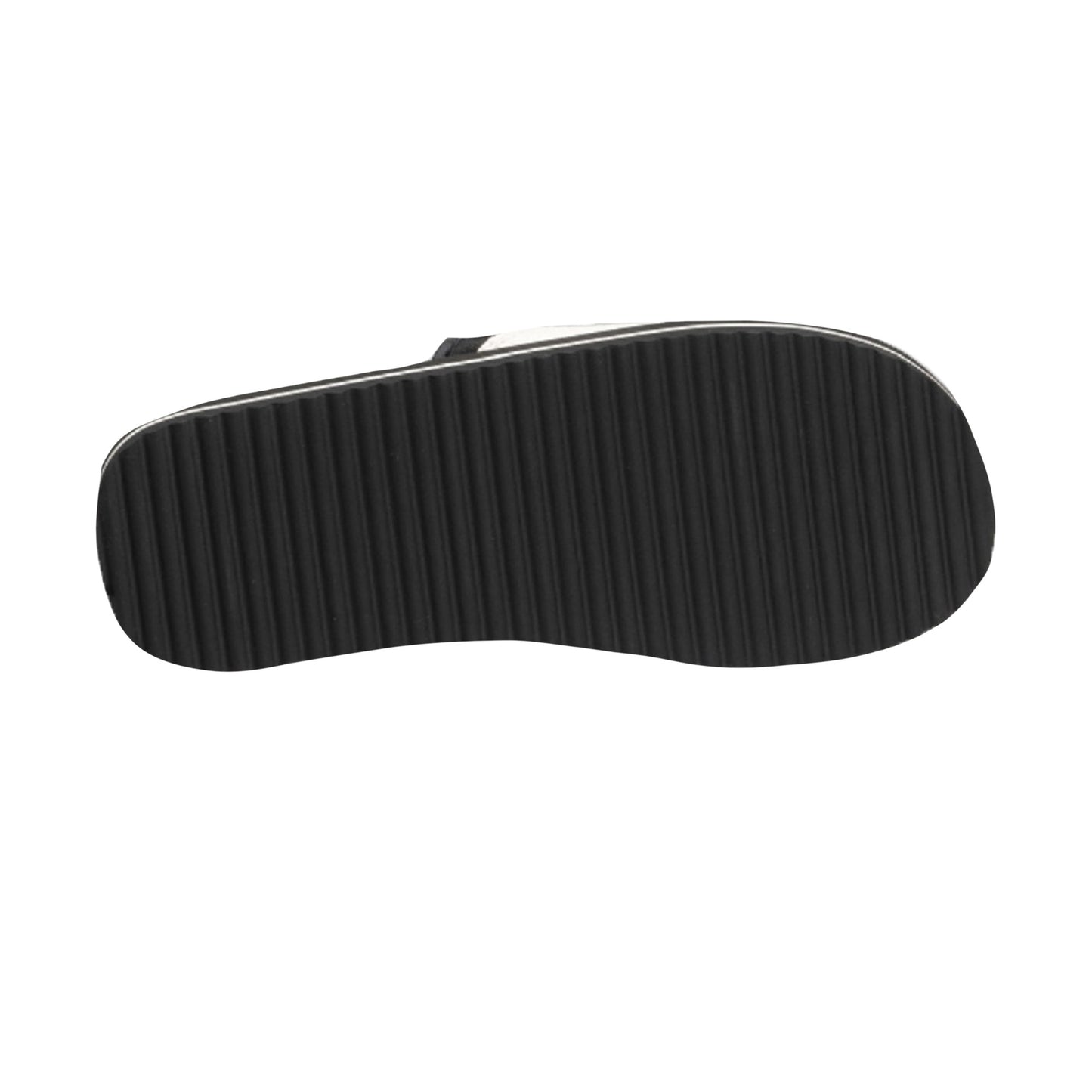 Black-Grey - Pack Shot - PDQ Mens Surfer Touch Fastening Beach Mule Pool Shoes