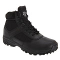 Black - Front - Grafters Mens Cover II Non-Metal Lightweight Combat Boots