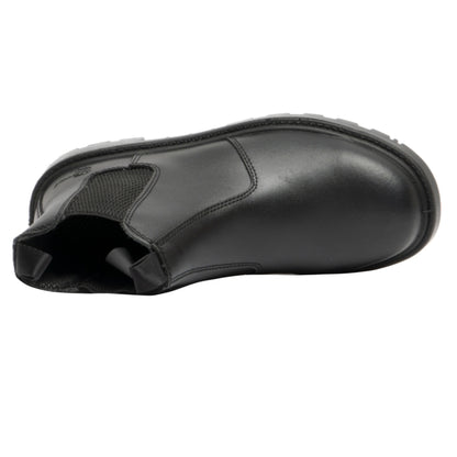 Black - Side - Grafters Mens Safety Chelsea Boots