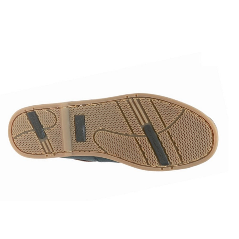 Brown Nubuck-Leather - Back - Dek Mens Moccasin Boat Shoes