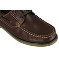 Brown Leather - Pack Shot - Dek Mens Moccasin Boat Shoes