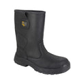 Brown - Front - Grafters Mens Waterproof Safety Rigger Boots