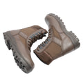 Brown - Lifestyle - Grafters Mens G-Force Thinsulate Lined Combat Boots