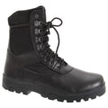 Black - Front - Grafters Mens G-Force Thinsulate Lined Combat Boots