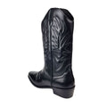 Black - Back - Woodland Mens High Clive Western Cowboy Boots