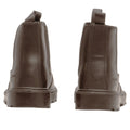 Brown - Side - Grafters Mens Grinder Safety Twin Gusset Leather Dealer Boots