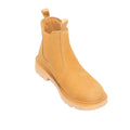 Honey Nubuck - Front - Grafters Mens Grinder Safety Twin Gusset Leather Dealer Boots