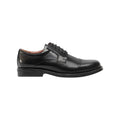 Black - Back - Scimitar Mens Capped Gibson Leather Shoes