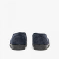 Navy Blue-Check - Lifestyle - Zedzzz Mens Harley Check Felt Gusset Slippers