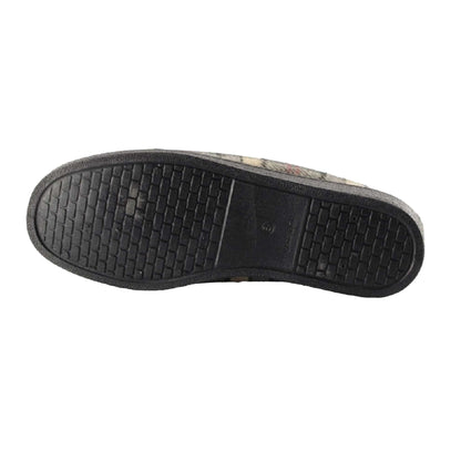 Grey - Lifestyle - Sleepers Mens Jed II Thermal Zip Check Bootee Slippers