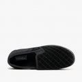 Black - Lifestyle - Zedzzz Mens Kevin Velour Twin Gusset Slippers