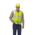 Fluorescent Yellow - Front - Grafters Hi-Visibility Waistcoat