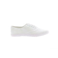 White - Back - Dek Kids Unisex Junior Lace White Canvas Gym Plimsolls