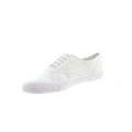 White - Lifestyle - Dek Kids Unisex Junior Lace White Canvas Gym Plimsolls