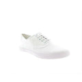 White - Pack Shot - Dek Kids Unisex Junior Lace White Canvas Gym Plimsolls