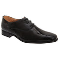 Black Patent - Front - Goor Older Boys Patent Leather Lace-Up Oxford Tie Dress Shoes