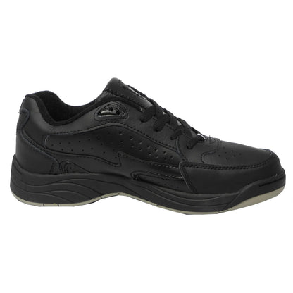 Black - Back - Dek Mens Orleans Fuller Fitting Trainers