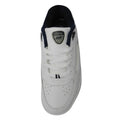 White - Side - Dek Mens Orleans Fuller Fitting Trainers