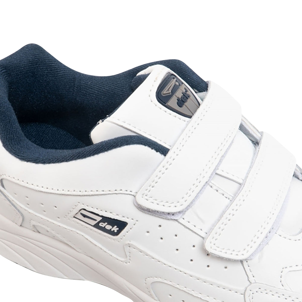 White - Lifestyle - Dek Mens Arizona Touch Fastening Trainers