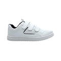 White - Back - Dek Mens Charing Cross Touch Fastening Trainers
