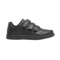 Black - Back - Dek Mens Charing Cross Touch Fastening Trainers