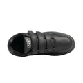 Black - Side - Dek Mens Charing Cross Touch Fastening Trainers
