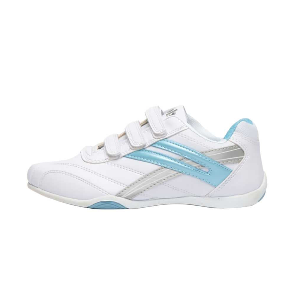 White-Light Blue - Back - Dek Womens-Ladies Raven 3 Touch Fastening Trainers