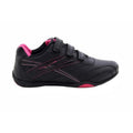 Black-Fuchsia - Back - Dek Womens-Ladies Raven 3 Touch Fastening Trainers