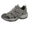 Grey-Black - Front - Johnscliffe Boys Approach Trekking Shoes