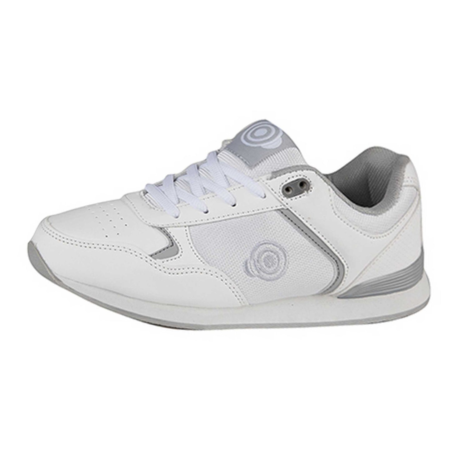 White - Back - Dek Womens-Ladies Kitty Lace Up Trainer-Style Bowls Shoes