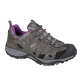 Grey-Lilac - Front - Johnscliffe Womens-Ladies Cascade Approach Trekking Shoes