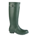 Green - Back - Woodland Unisex Quality Strap Regular Wellington Boots