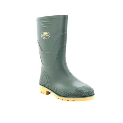 Green - Front - StormWells Childrens-Kids Junior Wellingtons