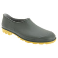 Green - Front - StormWells Unisex Gardener Garden Clog-Welly Shoes