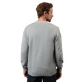 Light Grey - Back - Maine Mens Knitted Cotton Cardigan