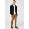 Black - Lifestyle - Maine Mens Knitted Cotton Cardigan