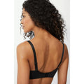 Black-White - Back - Gorgeous Womens-Ladies Textured Lace Bra (Pack of 2)