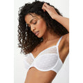 Black-White - Lifestyle - Gorgeous Womens-Ladies Textured Lace Bra (Pack of 2)