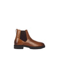 Tan - Front - Mantaray Mens Premium Leather Chelsea Boots