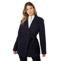 Navy - Front - Principles Womens-Ladies Belted Blazer