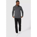 Grey - Pack Shot - Maine Mens Premium Cotton Funnel Neck Jumper