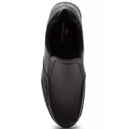 Black - Lifestyle - RedTape Mens Dalton Leather Loafers